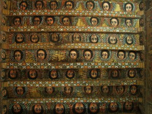 Querubines de la Iglesia de Debre Birhan Selassie (Fotografía por cortesía de Justin Clements)